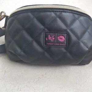 MJ Black Quilted Crossbody Bag